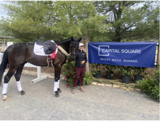 Halliday-Sharp placed second overall in the CCI2*L with Deborah Palmer's Maybach.