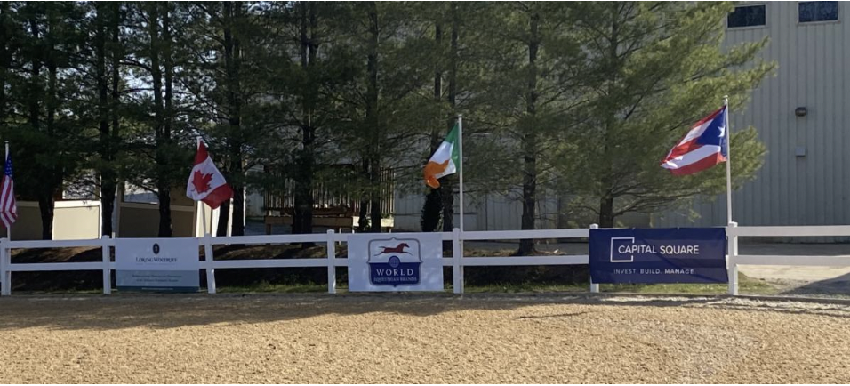 Loring Woodriff Real Estate Associates was a three-ring sponsor and had signage on the Start Box, Dressage arena and in the Dee Dee Arena.